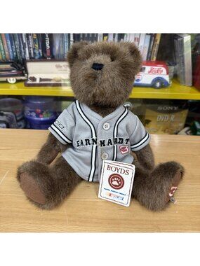 Boyds Racing Family Nascar Bear Dale Earnhardt 12" Plush w/Jersey #3